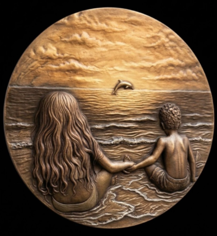 ai converts your image to a relief design to engrave